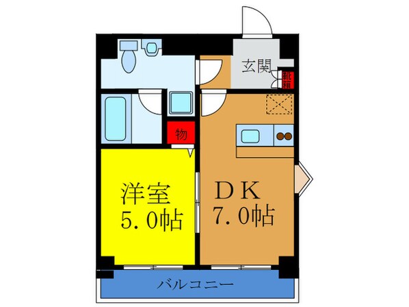 プランドール上新庄の物件間取画像